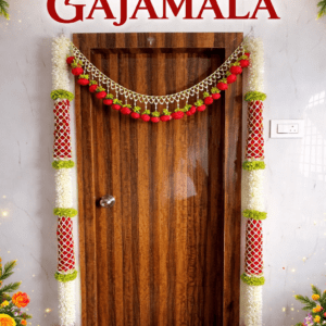 gajamala toran netted with jasmine flowers   GM JALI 15960