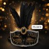 Masquerade Mask Glitter Feather