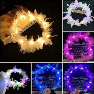 LED Feather Tiara - ASSORTED