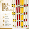 Flowerlines gajra FL Side line 5 feet each - 2 pc per pack — FLOWERLINES FLOWER LINE GARLANDS