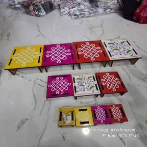 PEETALU MANAI BAJOT MUGGU KOLAM MDF BA MU -- MDF KGF WOOD PROPS
