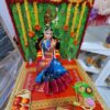 MARRIAGE GIRL AMMAY PELLI KUTURU SITTING CULTURAL DOLL SET