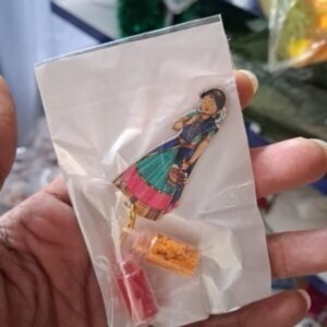 HALF SAREE LANGA VONI KGF PASUPU HALDI KUMKUM RETURN GIFT 20PC PER BOX