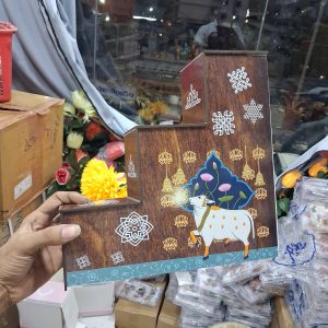 WOOD BROWN OR WOOD TEXTURED KGF WOOD MDF 3 STEPS POOJA  (VERY GOOD COLOURS) manufacturer