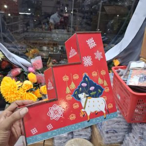 RED  KGF WOOD MDF 3 STEPS POOJA  (VERY GOOD COLOURS) manufacturer