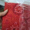 BACKDROP PLAIN god cloth background 3 feet 8feet rajadhani red