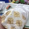 BACKDROP PLAIN cloth background 3 feet 8feet AURIC FEA WHI 6