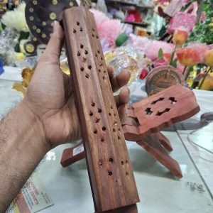 WOODEN AGARBATTI STAND POOJA 274