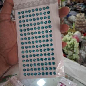 (crystal sky blue) craft stickers used by kids and also for all traditional props decoration  (str st lb 31)