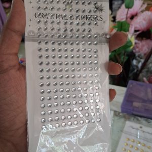 (crystal TRANSPARENT SILVER -- STR ST S 31) craft stickers used by kids and also for all traditional props decoration
