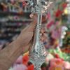 100% 100PERCENT PURE GERMAN SILVER -- LA PEA 0515 380 -- 18 inch -- lamp diya stand