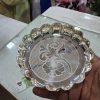 7 INCH PLATE FLORAL CUT – PL FL 7I 0250 3400— 100% 100PERCENT PURE GERMAN SILVER life long guarantee ORIGINAL