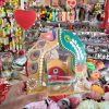 MIRROR WORK JHULA WOOD 1048 8 INCH APPROX -- POSHAK KRISHNA OR ANY GOD ASAN SIMHASAN JHULA