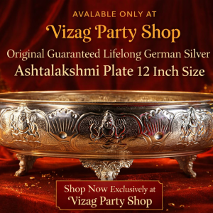 ashtalakshmi laxmi plate embossed-PL EM ASH 0720 3600-100% 100PERCENT PURE GERMAN SILVER