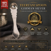 5 inch SPOON PAN 0018 — teertam panchapatra 100% 100PERCENT PURE GERMAN SILVER life long guarantee ORIGINAL