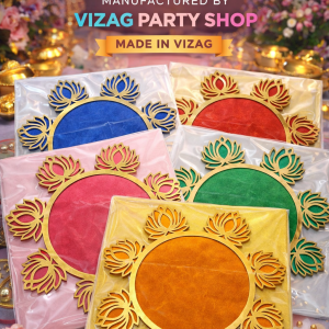 LOTUS ASAN WOODEN MDF KGF GOD MAT LOTUS  12 INCH SIZE ASAN LOT 12I 410   -- MDF KGF WOOD PROPS