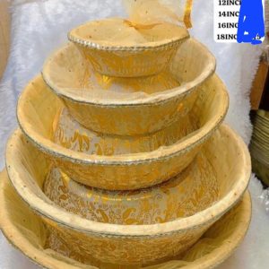 9 inch kavidi buttalu cloth baskets  -- CB RO 9I 160