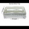 (GSI TR RE 5I 9I 2280) ORIGINAL GSI TRAY RECTANGLE GERMAN SILVER PLATED PLATE DECORATION -  TRADITIONAL RETURN GIFTS