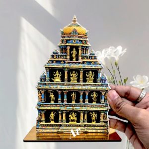 DASAVATARAM TEMPLE NEW ARCH DIYA STANDS KGF  6 inch wood mdf   MDF TE DASA 6I 274