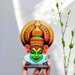 TL KATHAKALI 27 DIYA STAND WOOD MDF  -- MDF KGF WOOD PROPS
