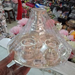 THALI POOJA KIT SET PUJA--GSI THA 0468 2800— 100% 100PERCENT PURE GERMAN SILVER life long guarantee ORIGINAL