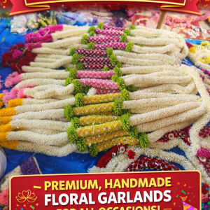 FLOWERLINES JASMINE NETTED TRENDING MALLI PUVVULU (VIOLET 5FEET 2PCS PER PACK) — FLOWERLINES FLOWER LINE GARLANDS