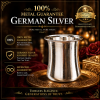 panchapatra teertam PLAIN PANCHA PL 0040 3600 -- 100PERCENT PURE GERMAN SILVER 100% guarantee life time