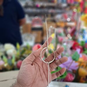 KALASAM THORN STICK - PURE GERMAN SILVER  - VRATAM VARALAKSHMI VARALAXMI PROPS -- - (PROP KALAS PLAIN 173)