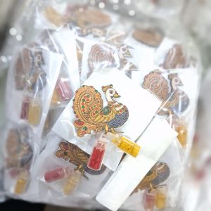 PEACOCK TRADITIONAL — MANUFACTURER PASUPU HALDI KUMKUM - 20pc pack