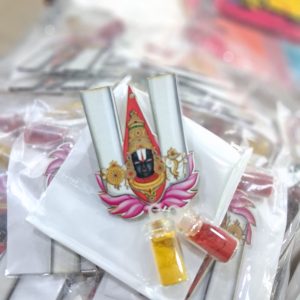 BALAJI IN NAMAM -- MANUFACTURER PASUPU HALDI KUMKUM - 20PC PACK