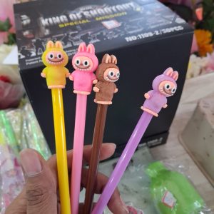 PEN SILICON 12P 355 --ASSORTED PENS SILICONE 12 PC PER PACK -- KIDS STATIONERY STATIONARY RETURN GIFTS