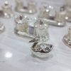 DUCK KUMKUM DIBBI BARINI- 12 PCS PER BOX — IMITATION GERMAN SILVER TRADITIONAL RETURN GIFTS