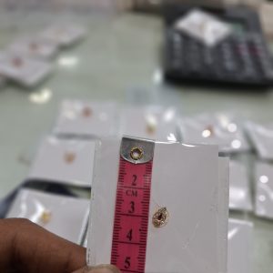 BIN LAXMI 22-- LAKSHMI DEVI — BINDI FOR ANY GOD OR GODDESS – METAL TILAK GOD POSHAK PROPS