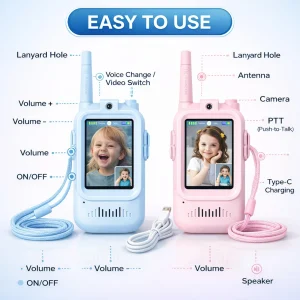 WITH VIDEO -- WALKIE TALK 3192	 -- GENZ/ADULT,KIDS - GAMES/TOYS