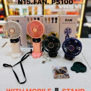 FAN N15 FOLD 501 summer cool hand fan foldable desktop office chargeable LAPTOP -- KIDS / ADULTS STATIONARY STATIONERY RETURN GIFTS