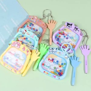 KEYCHAIN PLUS TOY MAG PUZ 182 -- MAGE PUZZLE MAGNETIC GAME WORKING MINIATURE AND KEYCHAIN