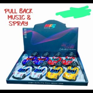 PB F2 SPRAY 843 RACE CAR  -- PULL BACK SPRAY CAR-- GENZ/ADULT,KIDS - GAMES/TOYS