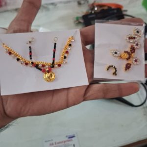 FC DECOR KIT 310 DEVI FOR COCONUT OR ANY DIVINE DECORATIONS– -VRATAM VARALAKSHMI VARALAXMI, GOD POSHAK PROPS