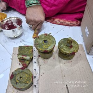 GOWRI SET STONE - POOJA ESSENTIALS VARALAKSHMI VARALAXMI OR ANY POOJA VRATAM gowramma - BIG