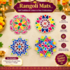 WOOD PRINTED RANGOLI MDF KGF -- MDF RAN PRINT  -- MDF KGF WOOD PROPS
