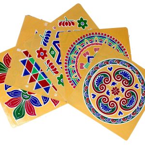 Muggu kolam Floor Stickers TRANSPARENT