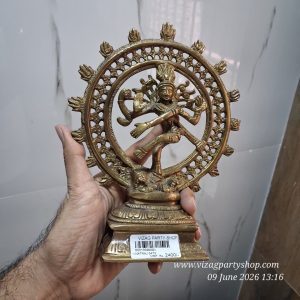 REAL PURE UNPOLISHED BRASS NATRAJ DANCE
