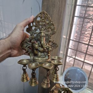 REAL PURE UNPOLISHED BRASS DOOR BELL / POOJA MANDIR DECOR- PURE MAGICAL SOUND
