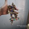REAL PURE UNPOLISHED BRASS - DAMAGE DIYA STAND WITH BELL