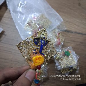20 PCS OF METAL GANESH TRIO – MANUFACTURER OF EVERGREEN HALDI PASUPU KUMKUM