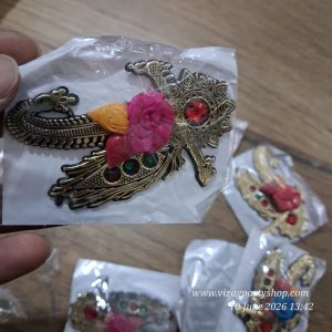 25 PCS OF STONED PEACOCK FLUTE – MANUFACTURER OF EVERGREEN HALDI PASUPU KUMKUM