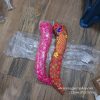 23 INCH- RED AND PINK DUAL SIDED – 2 PCS PER PACK – Vagamalai Thomala – –VRATAM VARALAKSHMI VARALAXMI