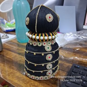 8 INCH TALL- 4INCH NECK WIDTH -- WIG TALL MUDI KIRITAM KIREETAM CROWN - -VRATAM VARALAKSHMI VARALAXMI, GOD POSHAK PROPS