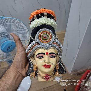 DEVI FACE DECORATED - -VRATAM VARALAKSHMI VARALAXMI