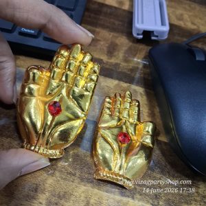 2.8 INCH * 1.6 INCH -- HANDS OF GOD - SET OF 2 PCS -VRATAM VARALAKSHMI VARALAXMI, GOD POSHAK PROPS